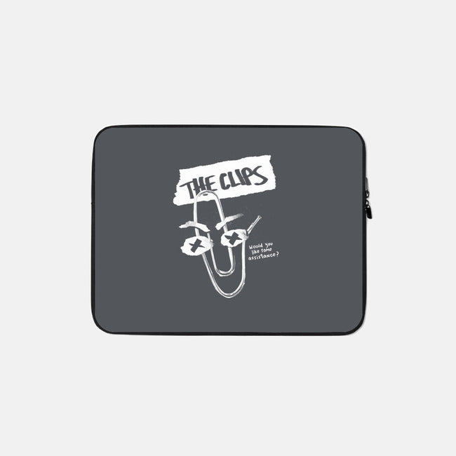 The Clips-None-Zippered-Laptop Sleeve-Aarons Art Room