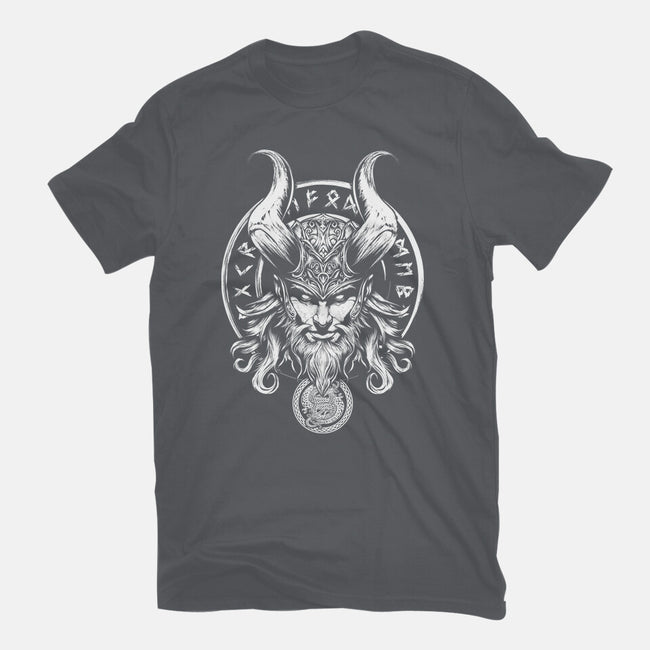 God Of Mischief And Trickery-Mens-Basic-Tee-DrMonekers