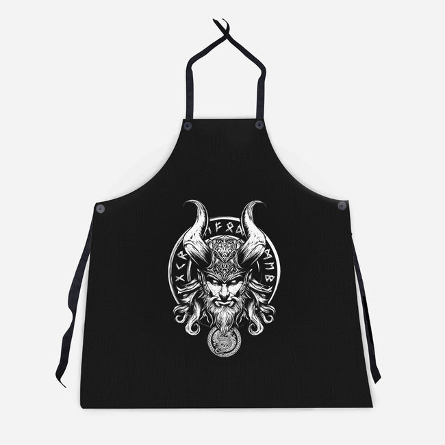 God Of Mischief And Trickery-Unisex-Kitchen-Apron-DrMonekers