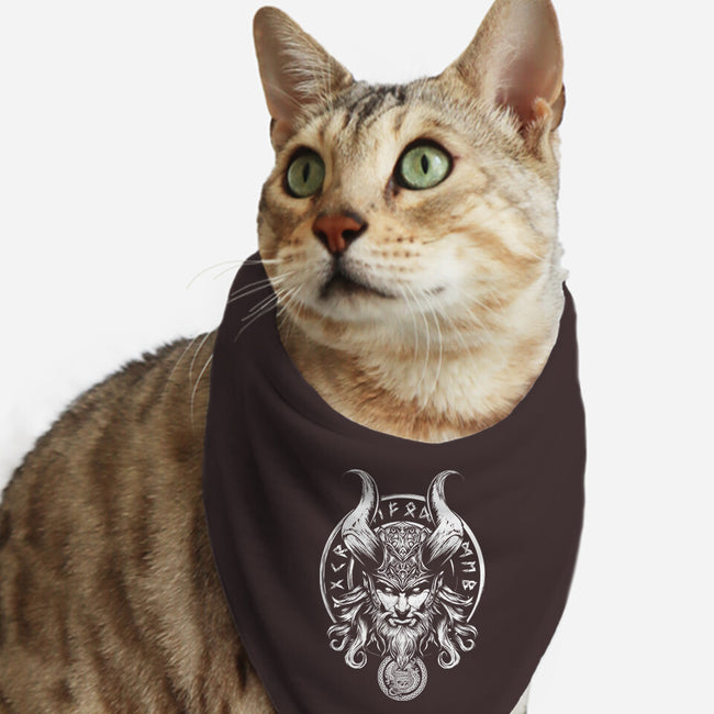 God Of Mischief And Trickery-Cat-Bandana-Pet Collar-DrMonekers