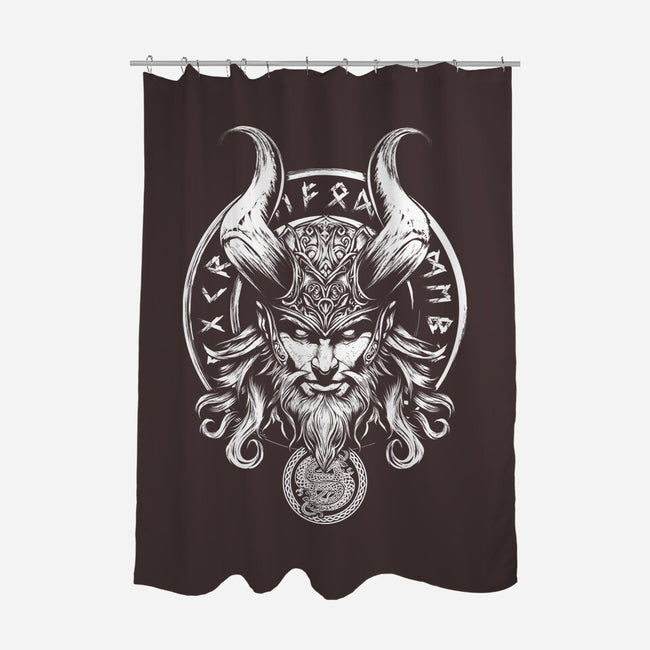 God Of Mischief And Trickery-None-Polyester-Shower Curtain-DrMonekers