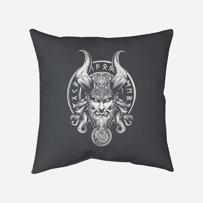 God Of Mischief And Trickery-None-Non-Removable Cover w Insert-Throw Pillow-DrMonekers