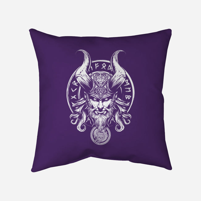 God Of Mischief And Trickery-None-Removable Cover w Insert-Throw Pillow-DrMonekers