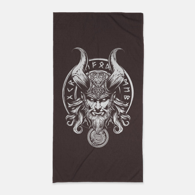 God Of Mischief And Trickery-None-Beach-Towel-DrMonekers