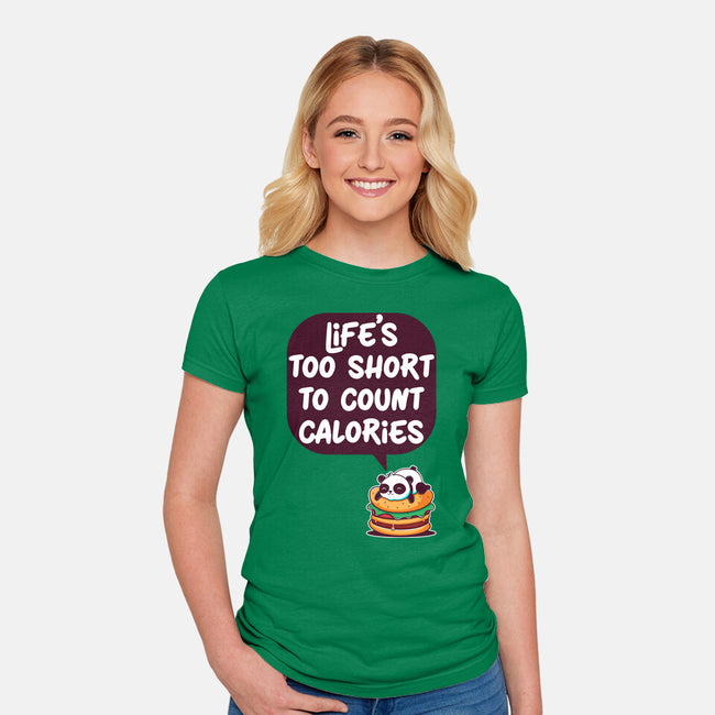 Life's Too Short-Womens-Fitted-Tee-Jelly89