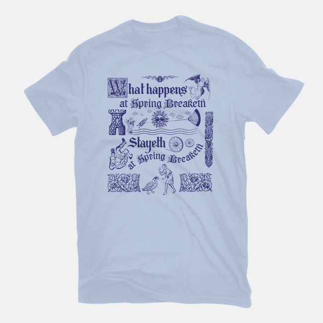 Ye Olde Spring Break-Womens-Fitted-Tee-rocketman_art