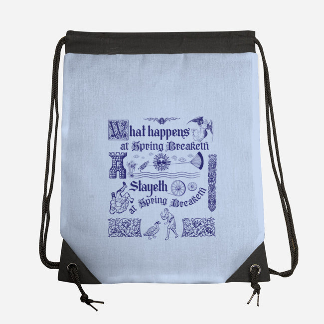 Ye Olde Spring Break-None-Drawstring-Bag-rocketman_art