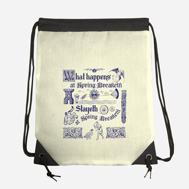 Ye Olde Spring Break-None-Drawstring-Bag-rocketman_art