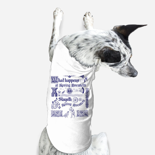 Ye Olde Spring Break-Dog-Basic-Pet Tank-rocketman_art