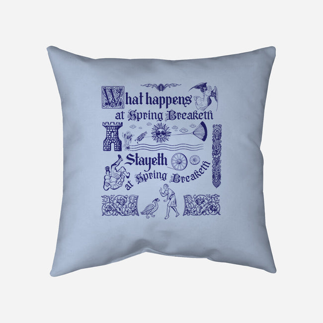 Ye Olde Spring Break-None-Non-Removable Cover w Insert-Throw Pillow-rocketman_art