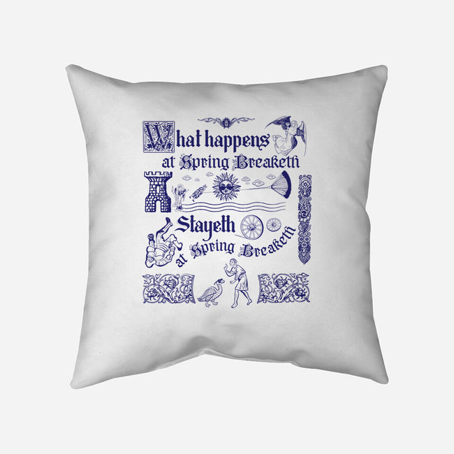 Ye Olde Spring Break-None-Non-Removable Cover w Insert-Throw Pillow-rocketman_art