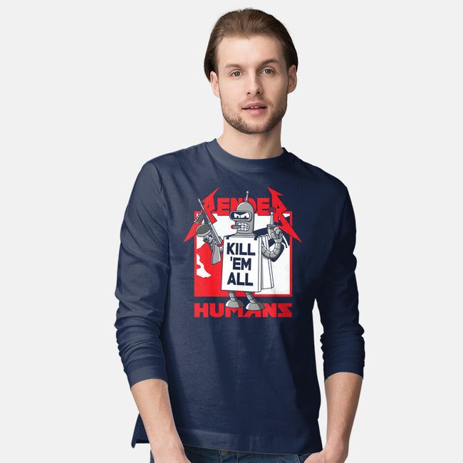 Kill Em All-Mens-Long Sleeved-Tee-Xentee