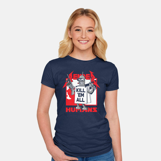 Kill Em All-Womens-Fitted-Tee-Xentee