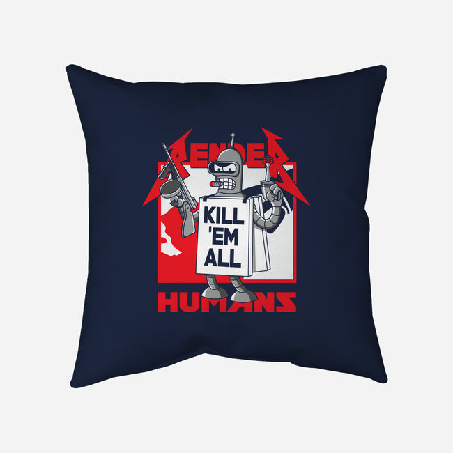 Kill Em All-None-Non-Removable Cover w Insert-Throw Pillow-Xentee