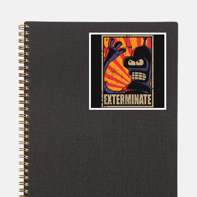 Exterminate-None-Glossy-Sticker-Xentee
