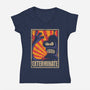 Exterminate-Womens-V-Neck-Tee-Xentee