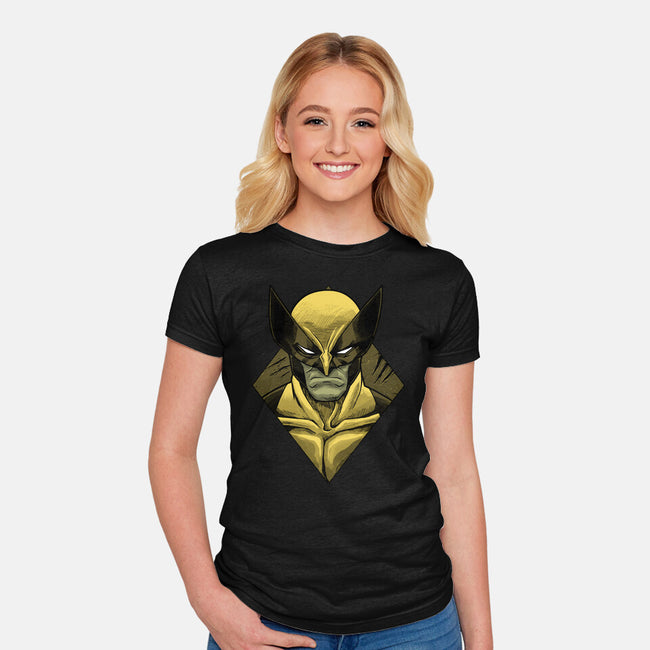 The Weapon X-Womens-Fitted-Tee-Astrobot Invention