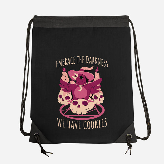 Embrace The Darkness-None-Drawstring-Bag-FunkVampire