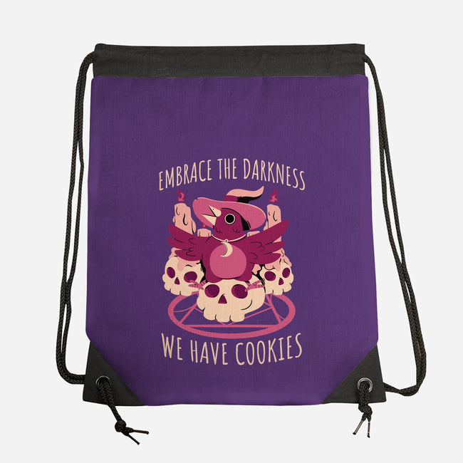 Embrace The Darkness-None-Drawstring-Bag-FunkVampire