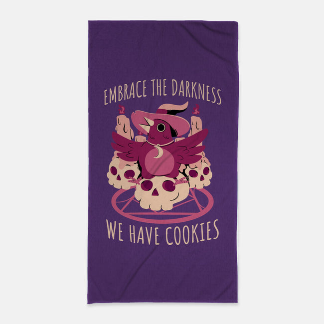 Embrace The Darkness-None-Beach-Towel-FunkVampire