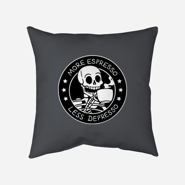 More Espresso Less Depresso-None-Removable Cover w Insert-Throw Pillow-tobefonseca