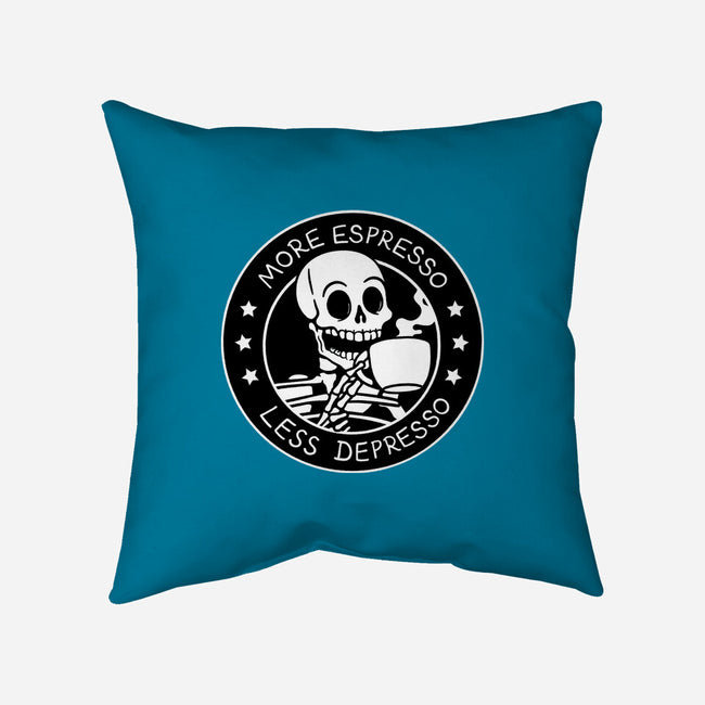 More Espresso Less Depresso-None-Removable Cover w Insert-Throw Pillow-tobefonseca