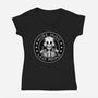 More Music Less People-Womens-V-Neck-Tee-tobefonseca