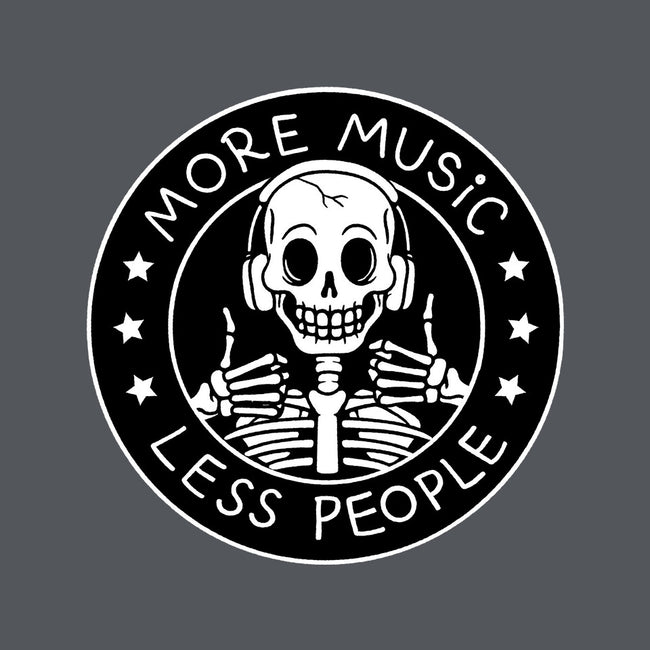 More Music Less People-None-Removable Cover w Insert-Throw Pillow-tobefonseca