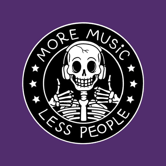 More Music Less People-Unisex-Crew Neck-Sweatshirt-tobefonseca