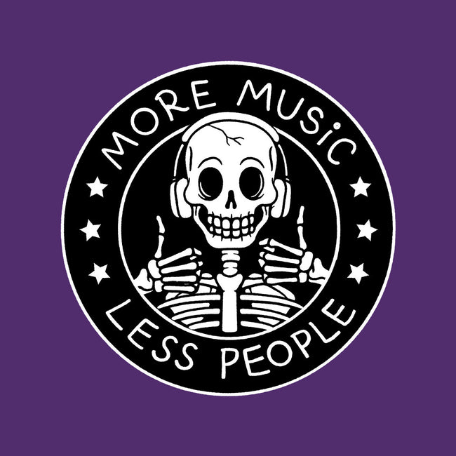 More Music Less People-Womens-Off Shoulder-Sweatshirt-tobefonseca