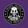 More Music Less People-None-Stretched-Canvas-tobefonseca