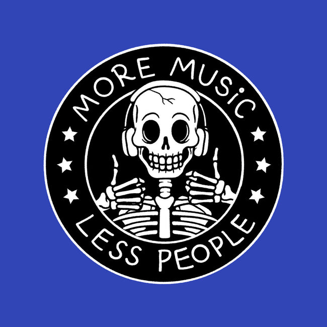 More Music Less People-None-Removable Cover w Insert-Throw Pillow-tobefonseca