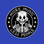 More Music Less People-None-Removable Cover w Insert-Throw Pillow-tobefonseca