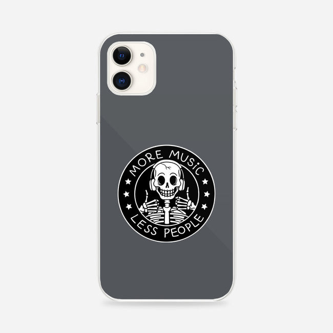 More Music Less People-iPhone-Snap-Phone Case-tobefonseca