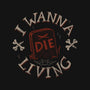 I Wanna Die Living-Unisex-Pullover-Sweatshirt-tobefonseca