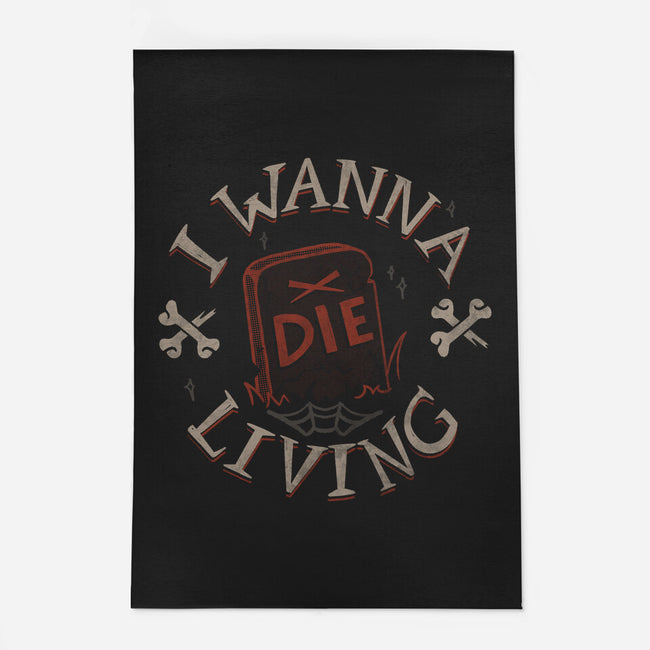 I Wanna Die Living-None-Indoor-Rug-tobefonseca