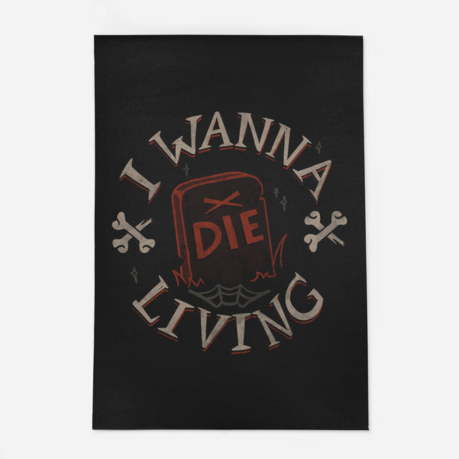 I Wanna Die Living-None-Outdoor-Rug-tobefonseca