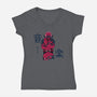 Music And Inner Peace-Womens-V-Neck-Tee-naomori