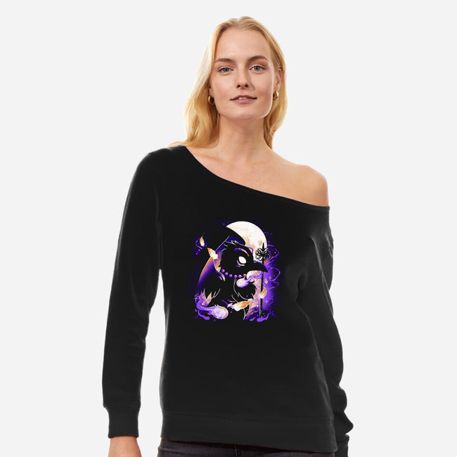 Tengu-Womens-Off Shoulder-Sweatshirt-Vallina84