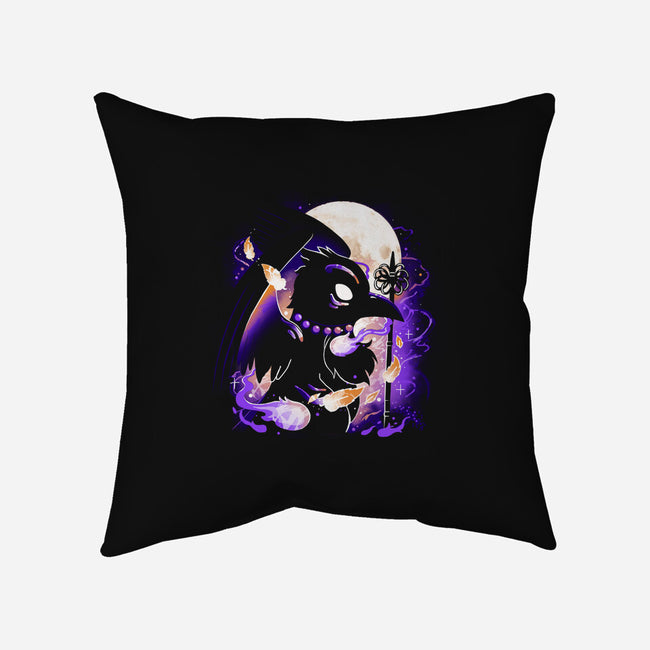 Tengu-None-Removable Cover-Throw Pillow-Vallina84