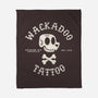 Wackadoo Tattoo-None-Fleece-Blanket-zachterrelldraws