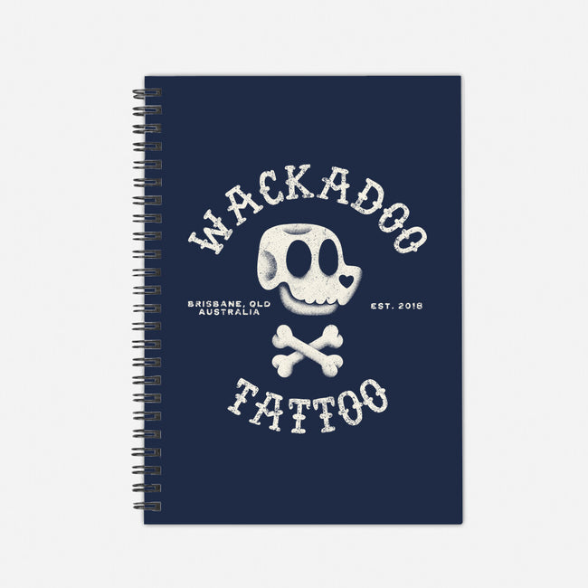 Wackadoo Tattoo-None-Dot Grid-Notebook-zachterrelldraws