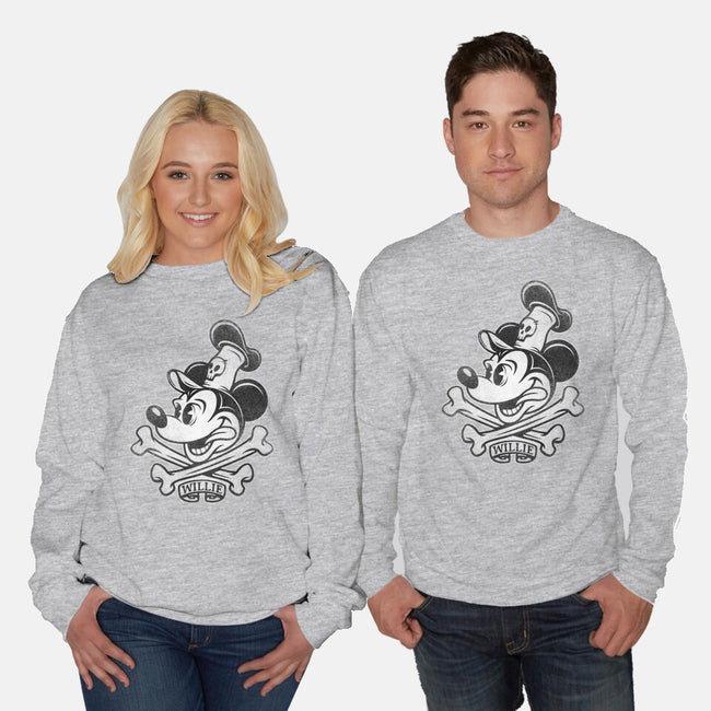 Willie Bones-Unisex-Crew Neck-Sweatshirt-kennsing