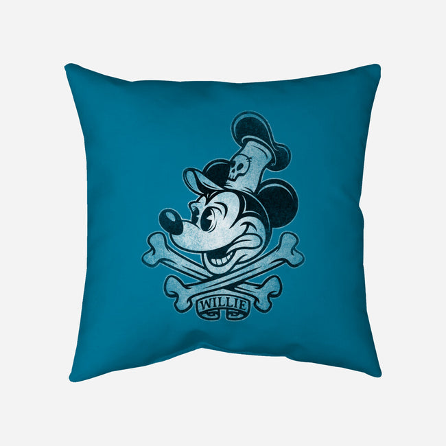 Willie Bones-None-Removable Cover-Throw Pillow-kennsing