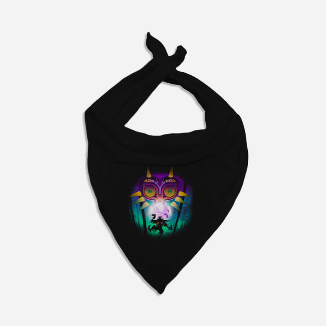 The Moon And The Mask-Dog-Bandana-Pet Collar-Donnie