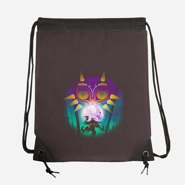 The Moon And The Mask-None-Drawstring-Bag-Donnie