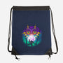 The Moon And The Mask-None-Drawstring-Bag-Donnie