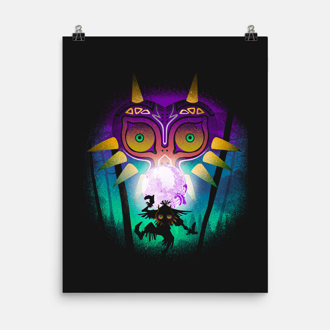The Moon And The Mask-None-Matte-Poster-Donnie