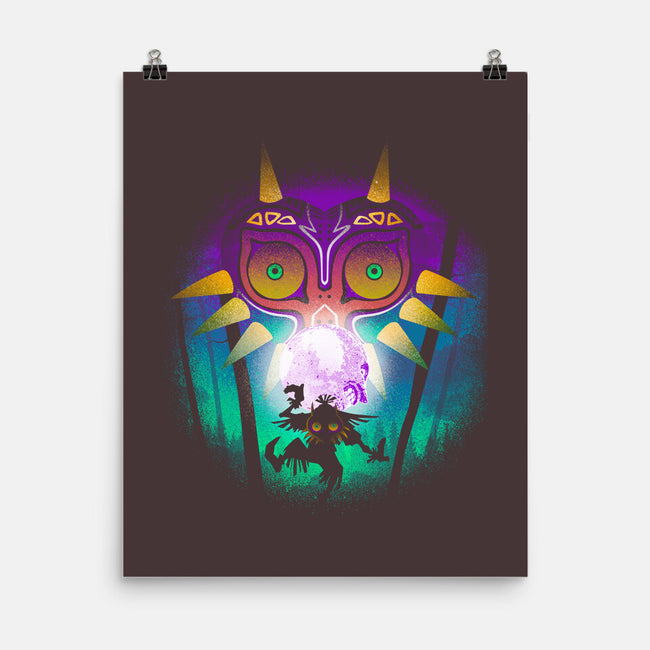 The Moon And The Mask-None-Matte-Poster-Donnie