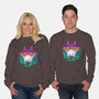 The Moon And The Mask-Unisex-Crew Neck-Sweatshirt-Donnie